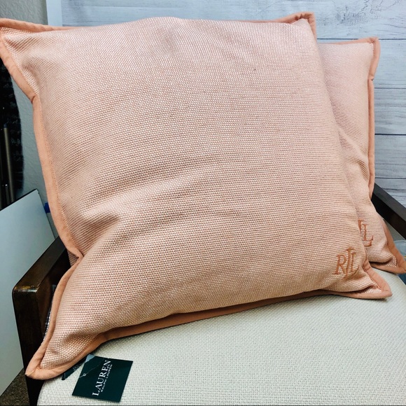 Ralph Lauren Other - Ralph Lauren Pillow Set Pink Mauve Home Decor